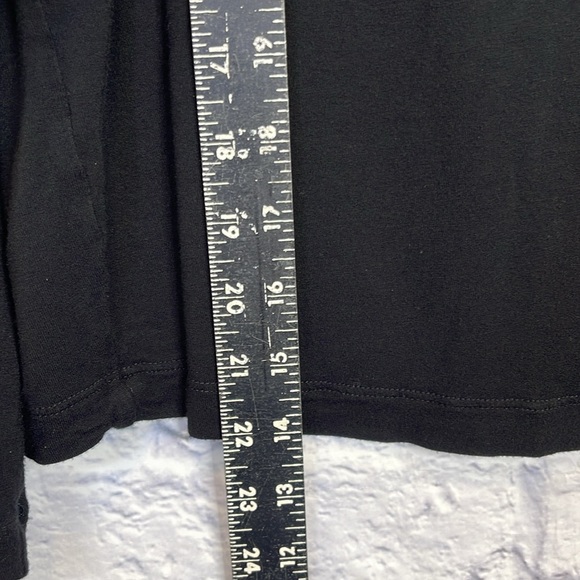 Vince Womens Long Sleeve V-Neck Pullover Blouse Top Black Size M - Picture 7 of 13